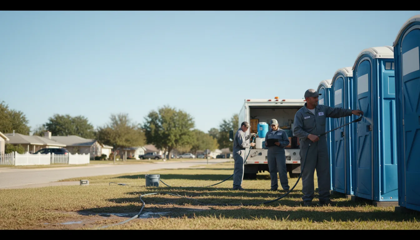 Long-Term Portable Toilet Rental in Amber, OK near me
